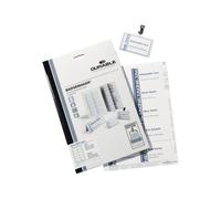 DURABLE - Blanc - 20 unités étiquettes pour badges