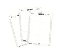 DURABLE - Blanc - 60 x 90 mm - 150 g/m² - 160 carte(s) (20 feuille(s) x 8 cartes pour badges - pour P/N: 8003-19, 8106-03, 8106-06, 8106-19, 8603-19, 8612-19
