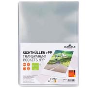 Durable Boîte De 100 Pochettes Coin Standard, A4, Rpp, Transparent