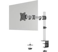 DURABLE - Bras Support écran Simple Select - pour écran jusqu'à 27 et 8kg - Orientation écran à 180° - réglable en Hauteur - Argent - 509423