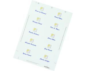 Durable Bristols pour badge - Planches A4 à imprimer - Boîte de 200