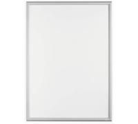 Durable Cadre clipsable en aluminium A1, Argent, 500923 | Porte-affiche pour vos documents, fixation adhésive et vis inclus, ouverture sur 4 côtés, lisibilité optimale, anti-UV