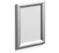 DURABLE Cadre clipsable aluminium A5 – Fixation adhésive et vis inclus – 1 pièce, argenté