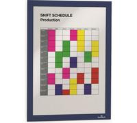 DURABLE Cadre d'affichage DURAFRAME® A4, 2 pc, Bleu foncé, 487207