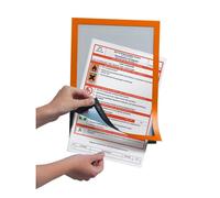 DURABLE Cadre d'affichage DURAFRAME® A4, 2 pc, Orange, 487209