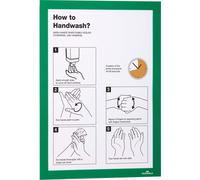 DURABLE Cadre d'affichage DURAFRAME® A4, 2 pc, Vert, 487205