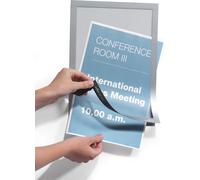 DURABLE Cadre d'affichage DURAFRAME® A4 conditionnement libre-service, Argent, 489923