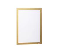 DURABLE - Cadre d'affichage DURAFRAME® - Fixation adhésive - Repositionnable - Pour documents A4 - Lot de 2 - Blanc - 487230