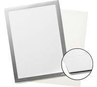 DURABLE Cadre d'affichage DURAFRAME GRIP® A4, Argent, 496823