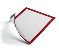 DURABLE Cadre d'affichage DURAFRAME® MAGNETIC A4, 5 pc, Rouge, 486903