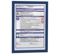 Durable 487207 DURAFRAME A4 - 4872 Cadre d'information autocollant DIN A4 bleu (l x H) 236 mm x 322 mm 2 pc(s)