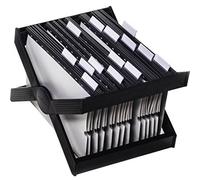 Durable Carry Support Dossiers Suspendus A4, pliable, anthracite, 260058 | Châssis stable pour environ 30 dossiers, dimensions 362 x 260 x 320 mm, pour tiroirs et armoires