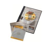Durable CD/DVD FIX - Pochette CD/DVD - capacité : 1 CD, 1 DVD - transparent (pack de 10)