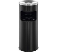 DURABLE Cendrier 17L avec couvercle étouffoir SAFE, Noir, 333201