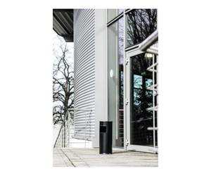 Durable Cendrier combiné D.260xH620mm noir tôle en acier DURABLE Quantité:1