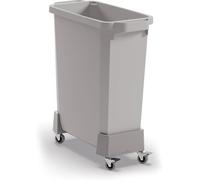 DURABLE Chariot à roulettes DURABIN 334037 pour conteneur 60L rectangulaire 4 roulettes (2 freins)