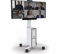DURABLE Chariot mobile TV COWORKSATION®, Blanc, 370202