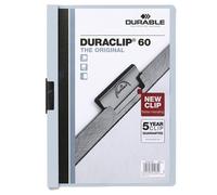 Durable Chemise à clip A4 Duraclip en PVC - 60 feuilles - Bleu clair