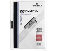 DURABLE Chemise à clip DURACLIP® PLUS 30 A4, Blanc, 221302