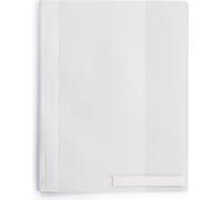 DURABLE Chemise à couverture transparente A4+ avec porte-étiquette 115x16 mm, Blanc, 251002