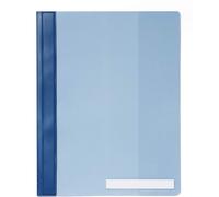 DURABLE Chemise à couverture transparente A4+ avec porte-étiquette 115x16 mm, Bleu, 251006