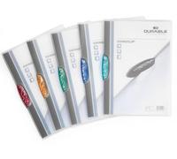 Durable 48683 Swingclip Lot de 5 Chemises Polypropylène 30 Feuilles Clip Pivotant Translucide