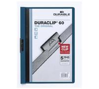 Durable duraclip 60 chemise de présentation à clip bleu nuit 2209-28 G
