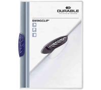 Durable Chemises A Clip Swingclip, Format A4, Clip Bleu