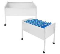 Durable Classement Pour Cabinet à Dossiers Suspendu Porter Roulants Standard Desserte Mobile Pour Suspendus Format Moderne Dimensions 70*37*60cm Argent Métal 70*37*60cm Supporter le Poids 30kg