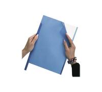 DURABLE Classeur à attaches A4 plastique rigide 100 feuilles bleu - pack de 50