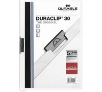 DURABLE Classeur à pince DURACLIP ORIGINAL 30 DIN A4 blanc
