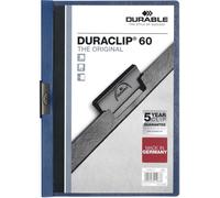 DURABLE Classeur à pince DURACLIP ORIGINAL 60 DIN A4 bleu foncé