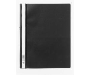 Durable Clear View A4 Document Folder Black Transparent Front Cover Pack of