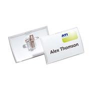 Durable Click Fold Pack de 5 Porte-badges avec Pince combi 54 x 90 mm
