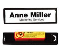 Durable Clip Card Boite de 25 Porte-badges avec Clip 40 x 75 mm Noir