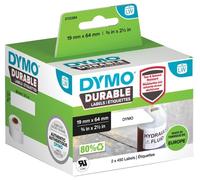 Durable Code-Barres Étiquettes 19 x 64mm Noir sur Blanc, 2x 450 - 1933085