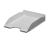DURABLE - Corbeille à courrier - Banette de rangement bureau - Pour documents A4+ - Certifié Blue Angel - Sachet de 6 pièces - Gris - 775610