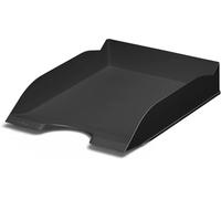 Durable Corbeille à courrier Eco A4, 6 pièces, Noir, 775601 | Certifié Blue Angel, plastique, documents jusqu'au format C4, superposable, 253 x 63 x 337 mm, Made in Germany