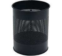 DURABLE Corbeille à papier 15 l H315xD.260 mm avec grille perforée métal revê...