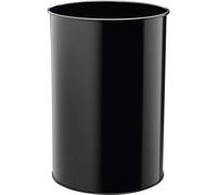 DURABLE Corbeille à papier pleine 30L ronde, Noir, 330301