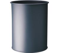 DURABLE Corbeille à papier ronde 15L ronde, Gris, 330158