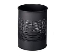 DURABLE Corbeille à papier ronde ajourée 15L avec perforation 165 mm, Gris, 331058