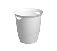 DURABLE Corbeille à papier TREND 16L ronde, Blanc, 1701710010