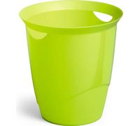 Durable 1701710020 Trend Corbeille à Papier Bureau Poignées Intégrées Plastique Vert Opaque 16 Litres Hauteur 33cm