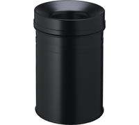 DURABLE Corbeille anti-feu SAFE+ 15L ronde, Noir, 332501