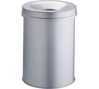 DURABLE Corbeille anti-feu SAFE 30L ronde, Gris, 330610