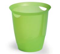 DURABLE Corbeille Trend translucide verte 16 L