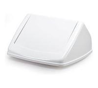 DURABLE Couvercle DURABIN FLIP LID SQUARE 40, blanc/blanc Blanc G