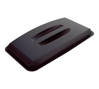 Durable - Couvercle pour conteneur à déchets Durabin ECO 60L - Certifié Blue Angel - 1800504221 Noir