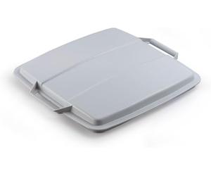 Durable Couvercle pour conteneur à déchets DURABIN ECO 90 - Poignées intégrées - Fabriqué en plastique recy ris - 6 pièces